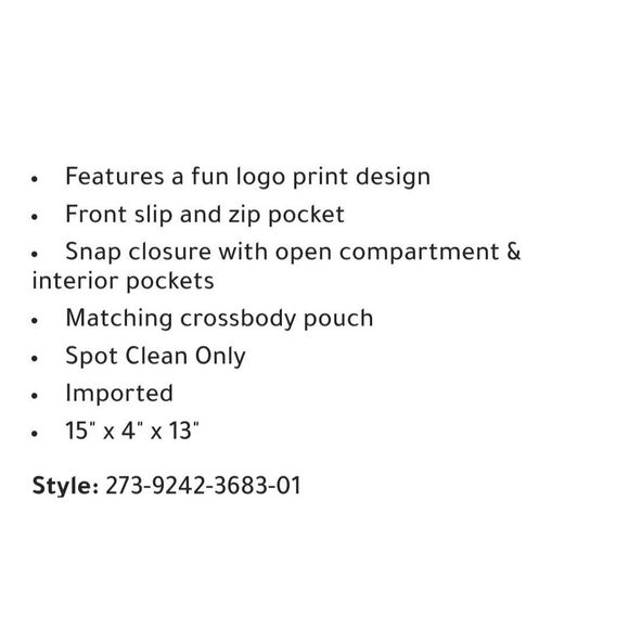 Steve Madden BLivia Logo Tote Bag w/Detachable Wristlet - Picture 12 of 12